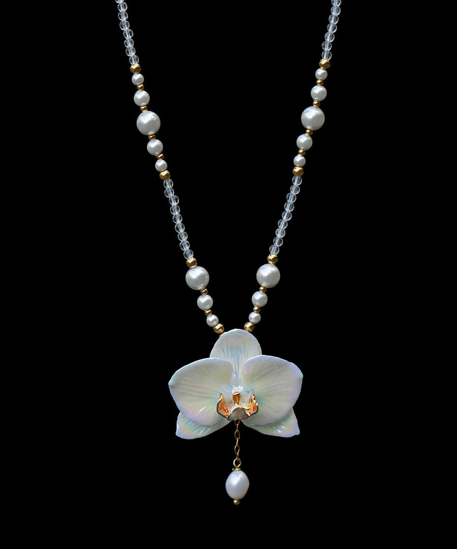YIHE Ceramic Accessories "Moth Orchid"