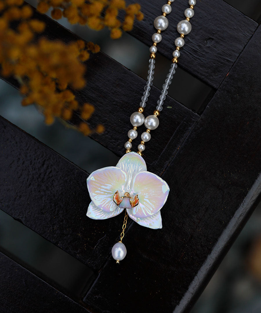 YIHE Ceramic Accessories "Moth Orchid"