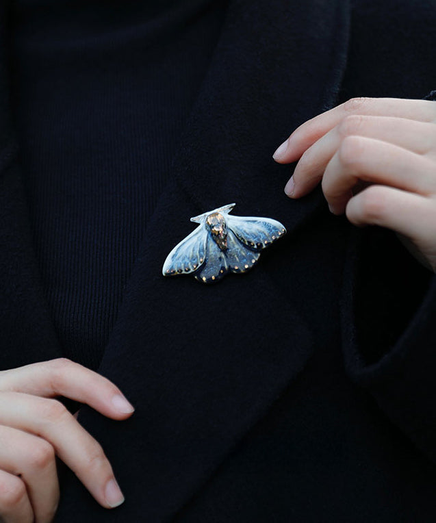 YIHE Ceramic Accessories "Blue Tiger Moth"
