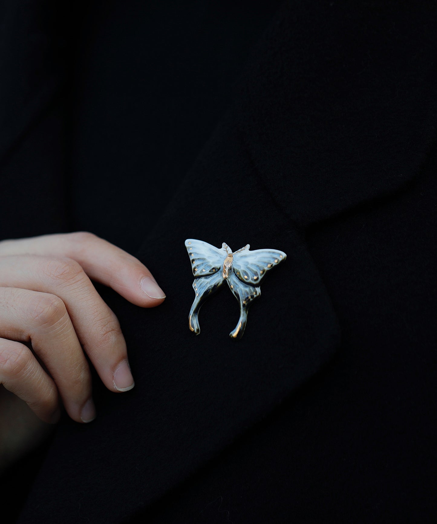 YIHE Ceramic Brooches "Butterfly"