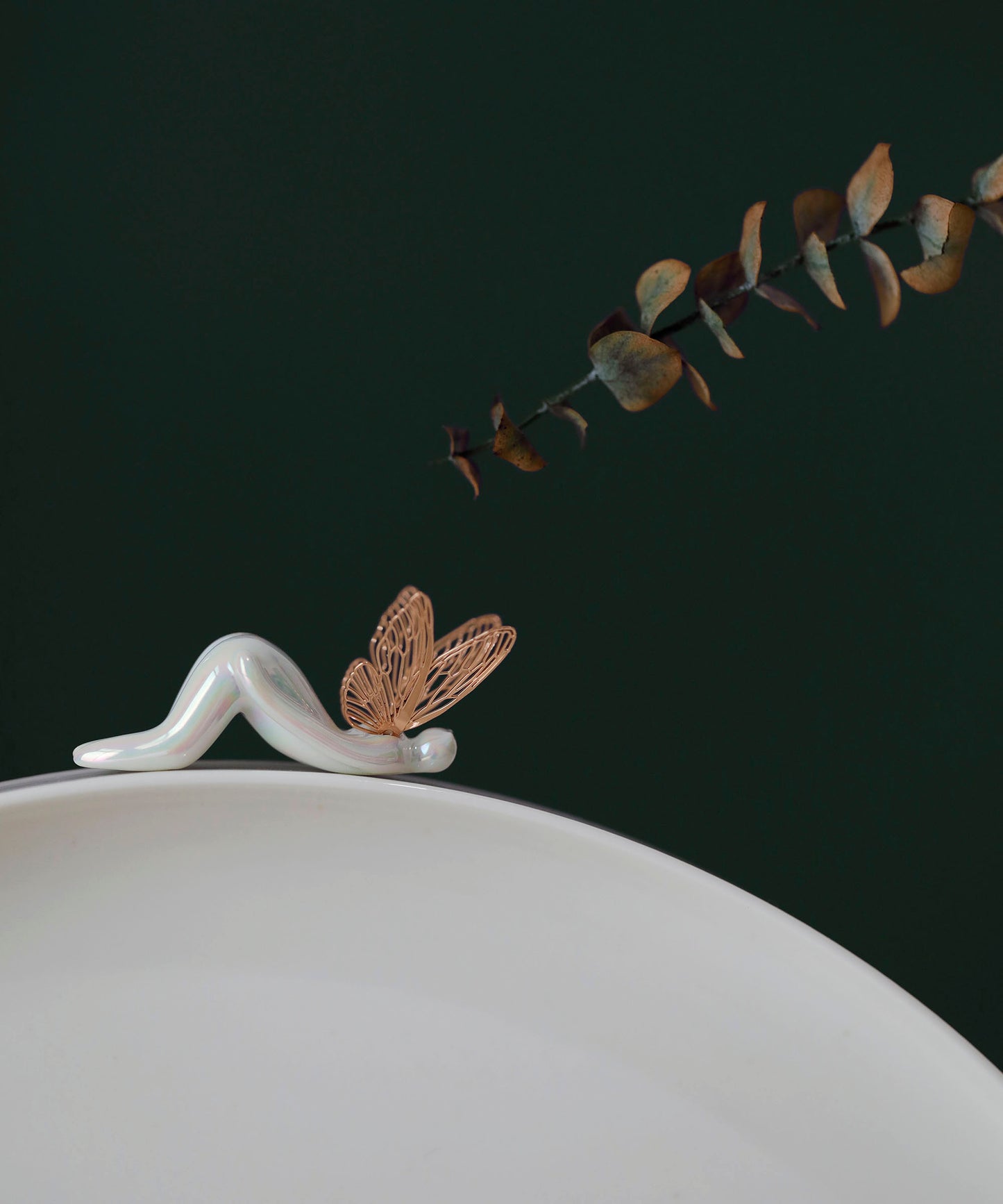 YIHE Ceramic Brooches "Crawling Fun"