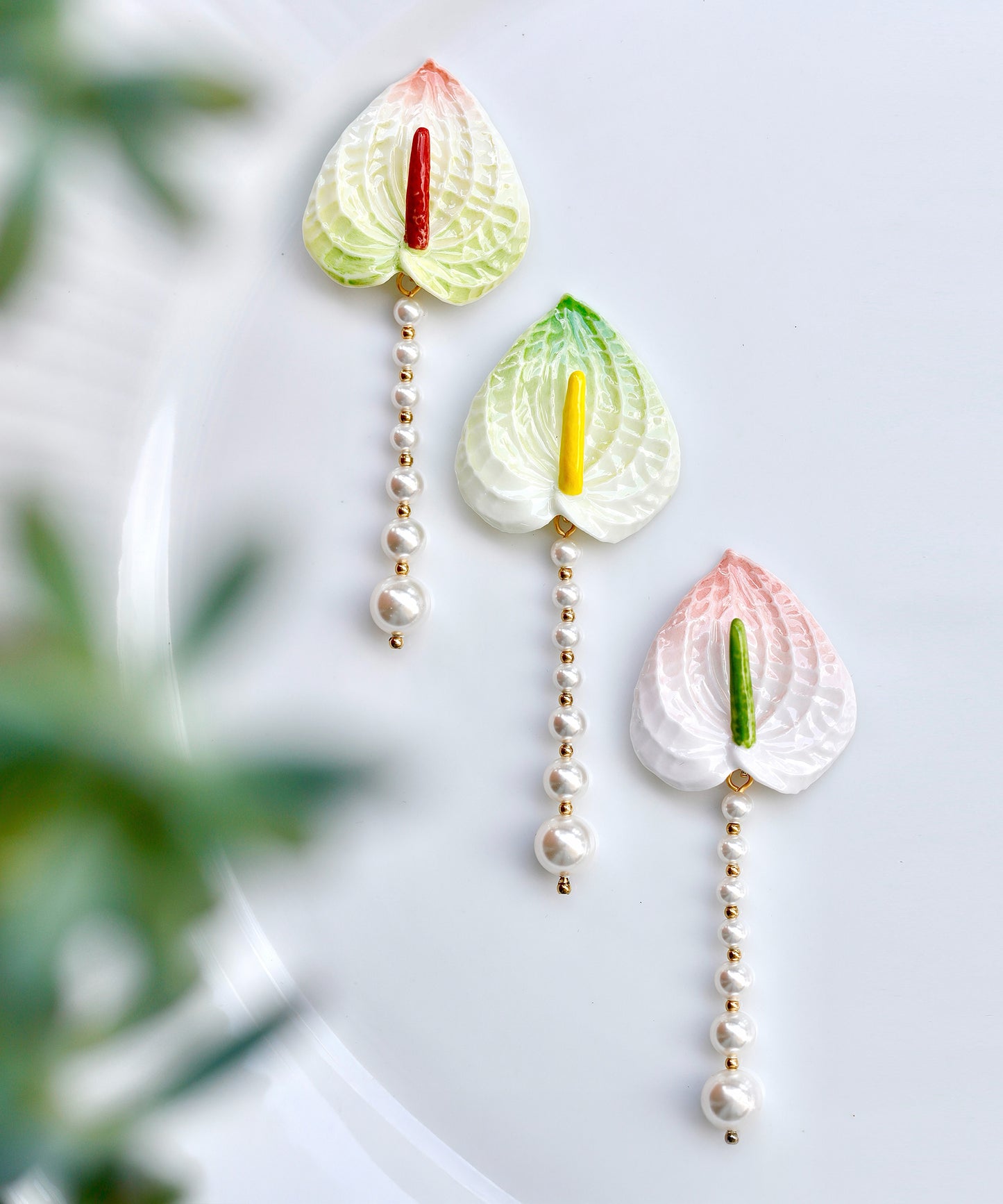 YIHE Ceramic Accessories "Laceleaf"