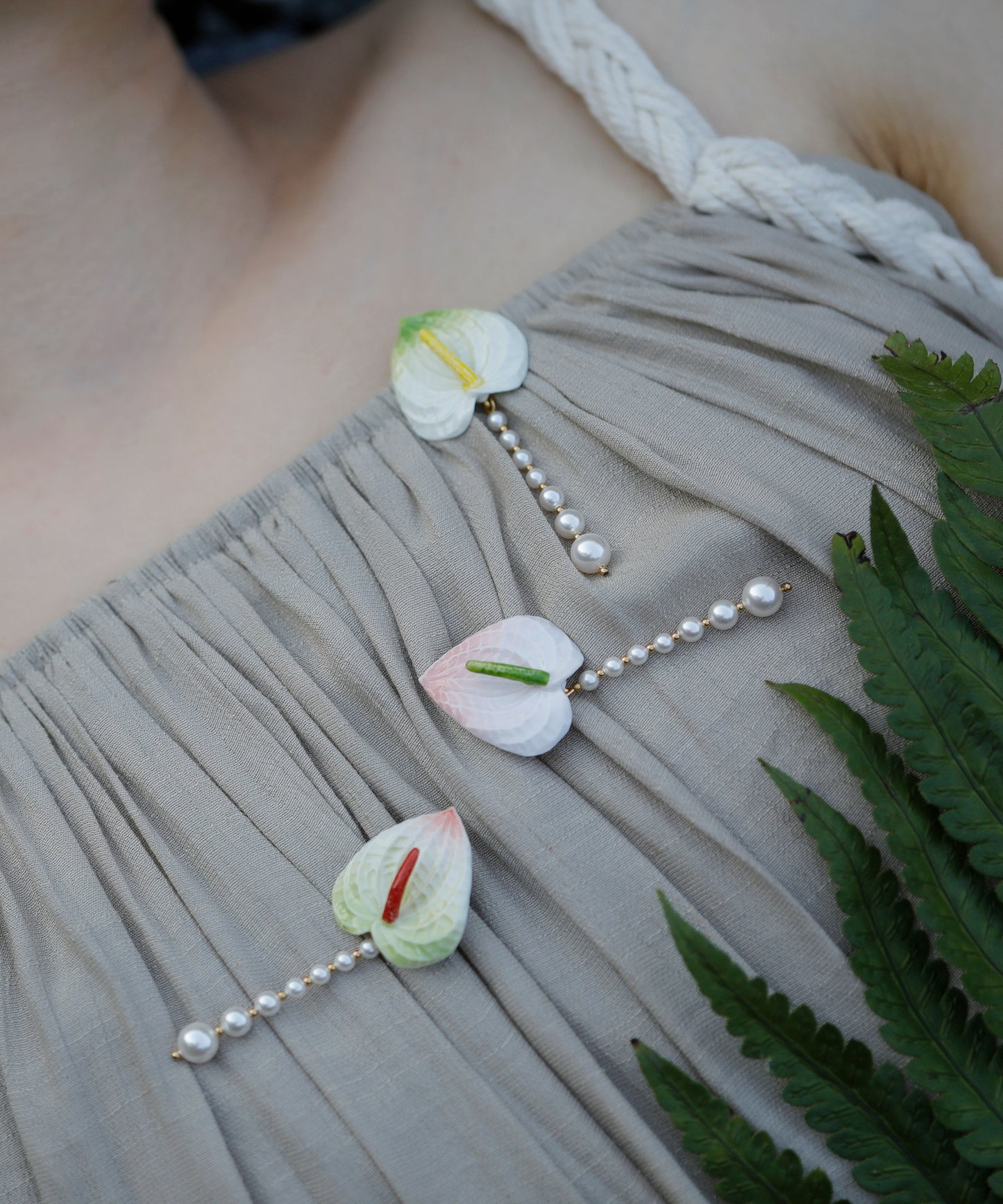 YIHE Ceramic Accessories "Laceleaf"