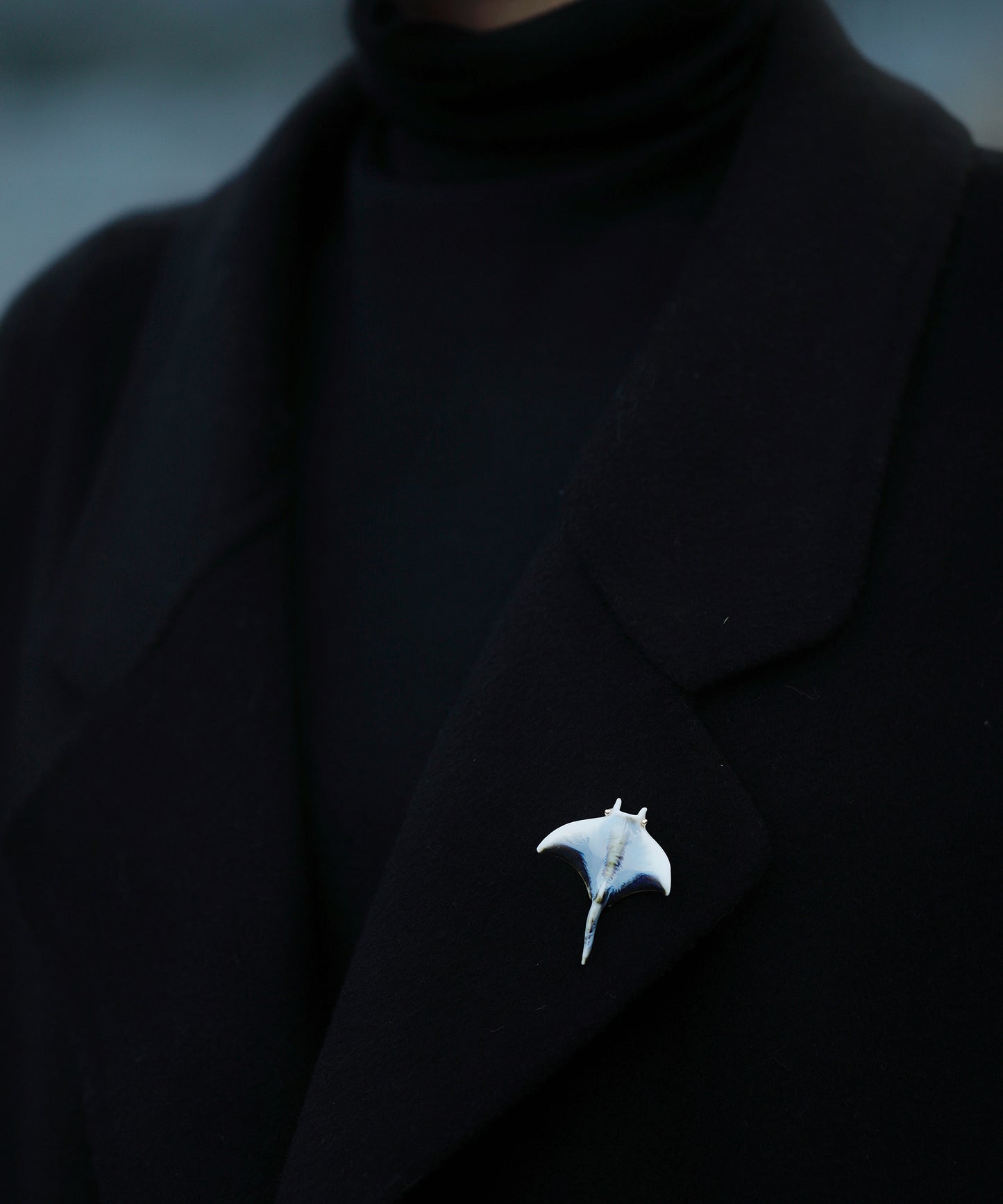 YIHE Ceramic Brooches "Batoids"