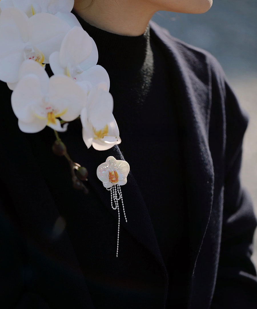 YIHE Ceramic Accessories "Moth Orchid"
