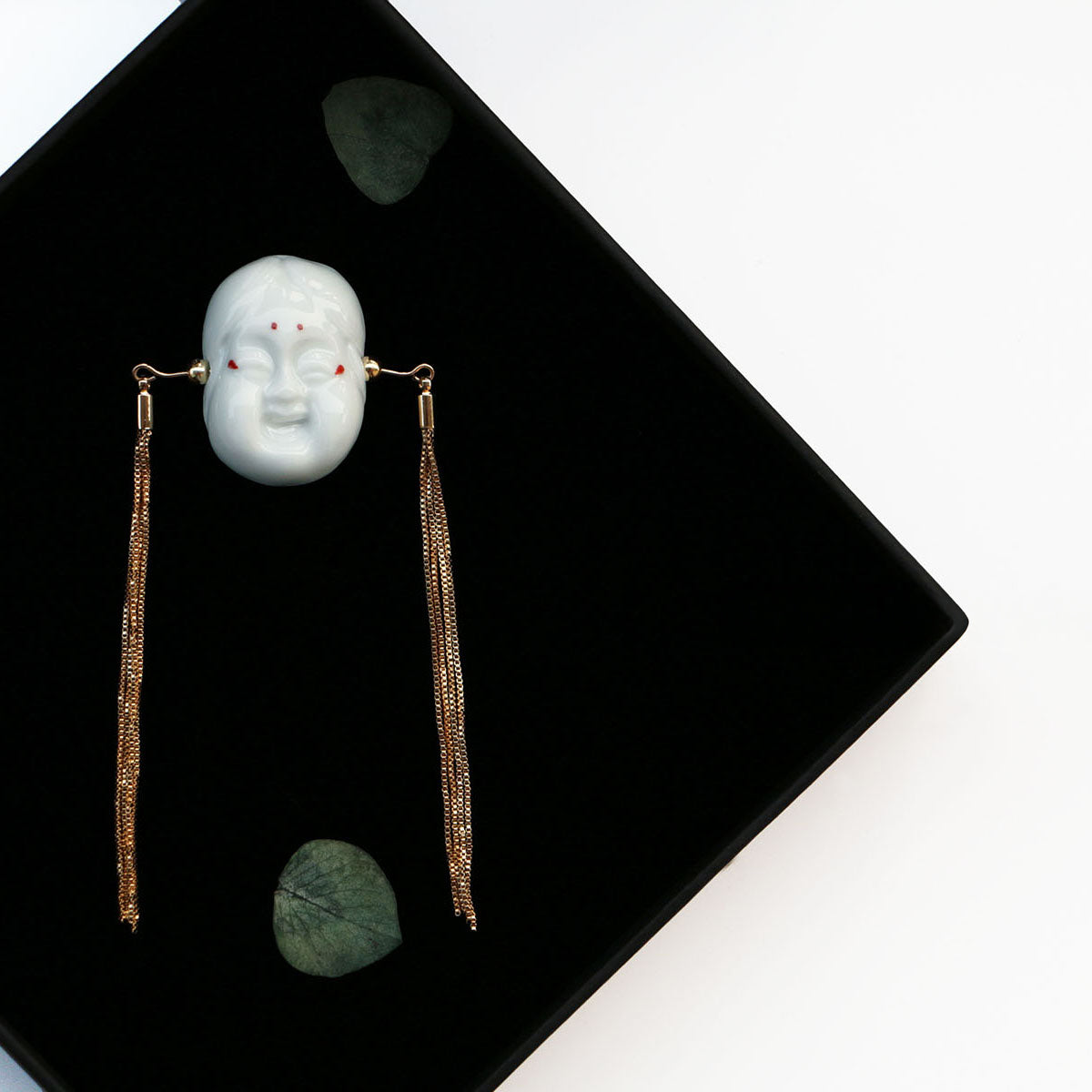 YIHE Ceramic Brooches "Joy on the Brows"