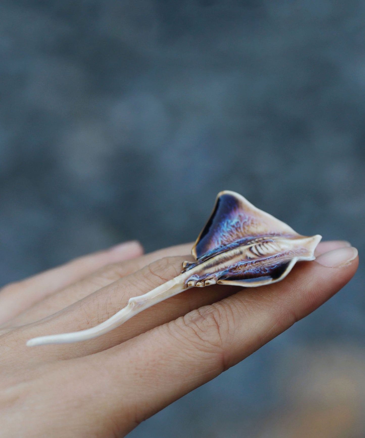 YIHE Ceramic Brooches "Batoids"