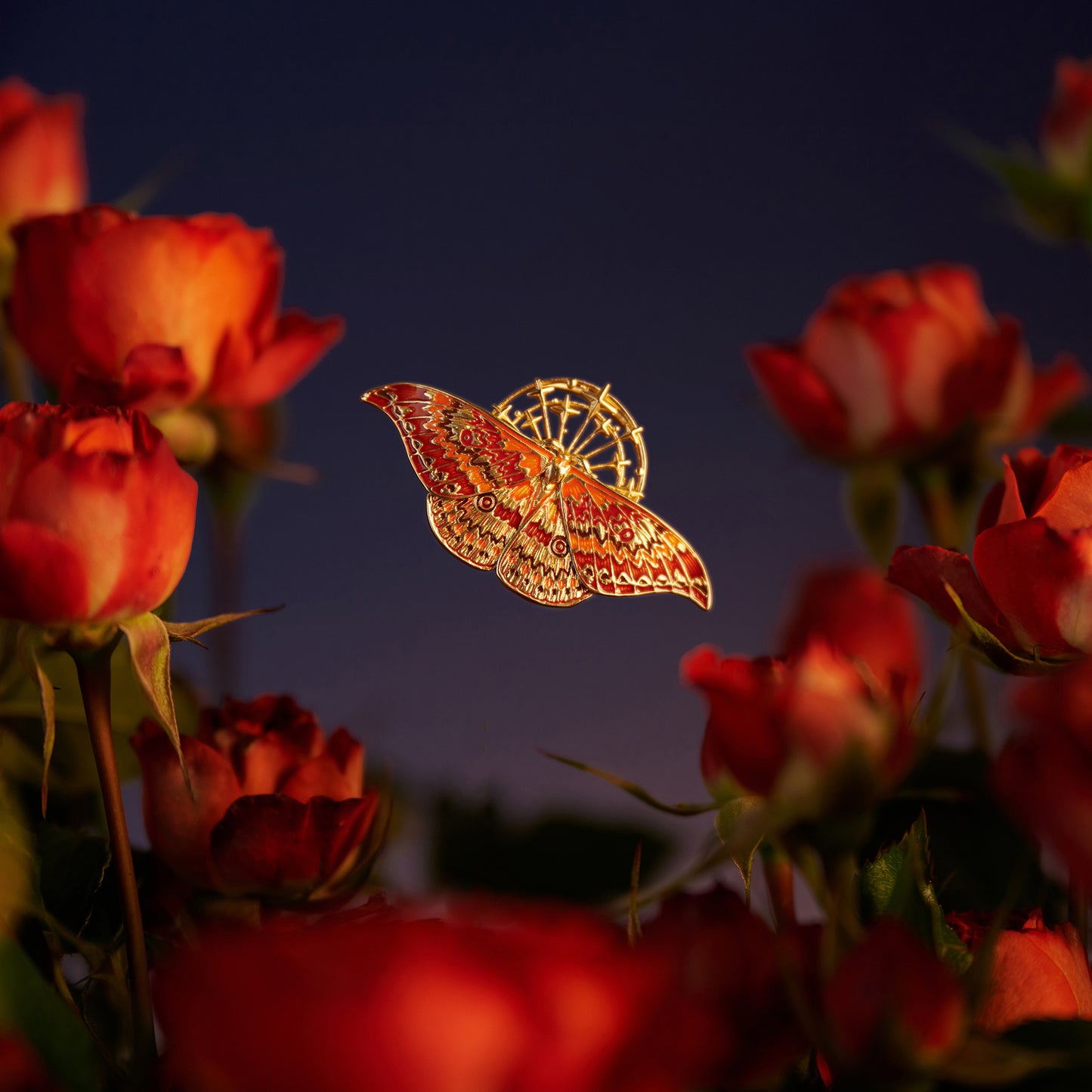 daparo Enamel Pins "Daparo Moon Moth"