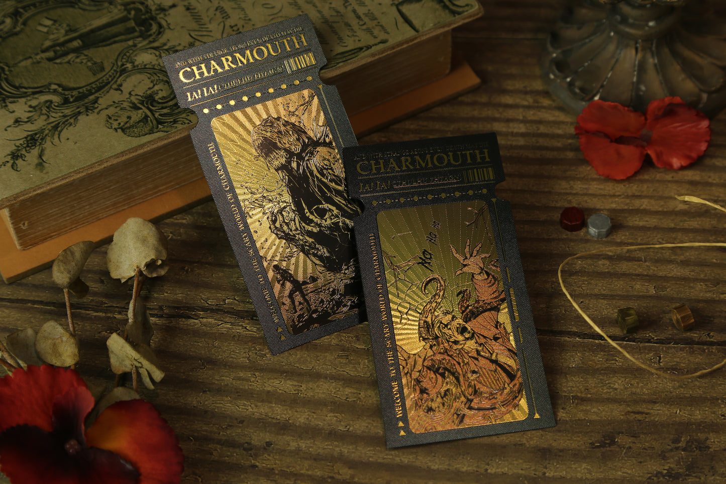 The Charmouth Horror Foil Bookmarks