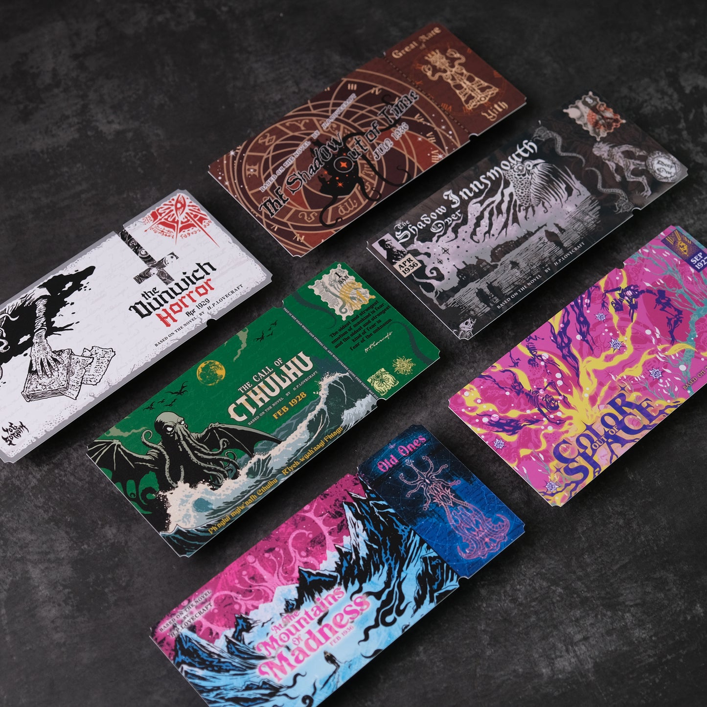 Stargazers Mirage Cthulhu Mythos PVC Ticket Bookmarks