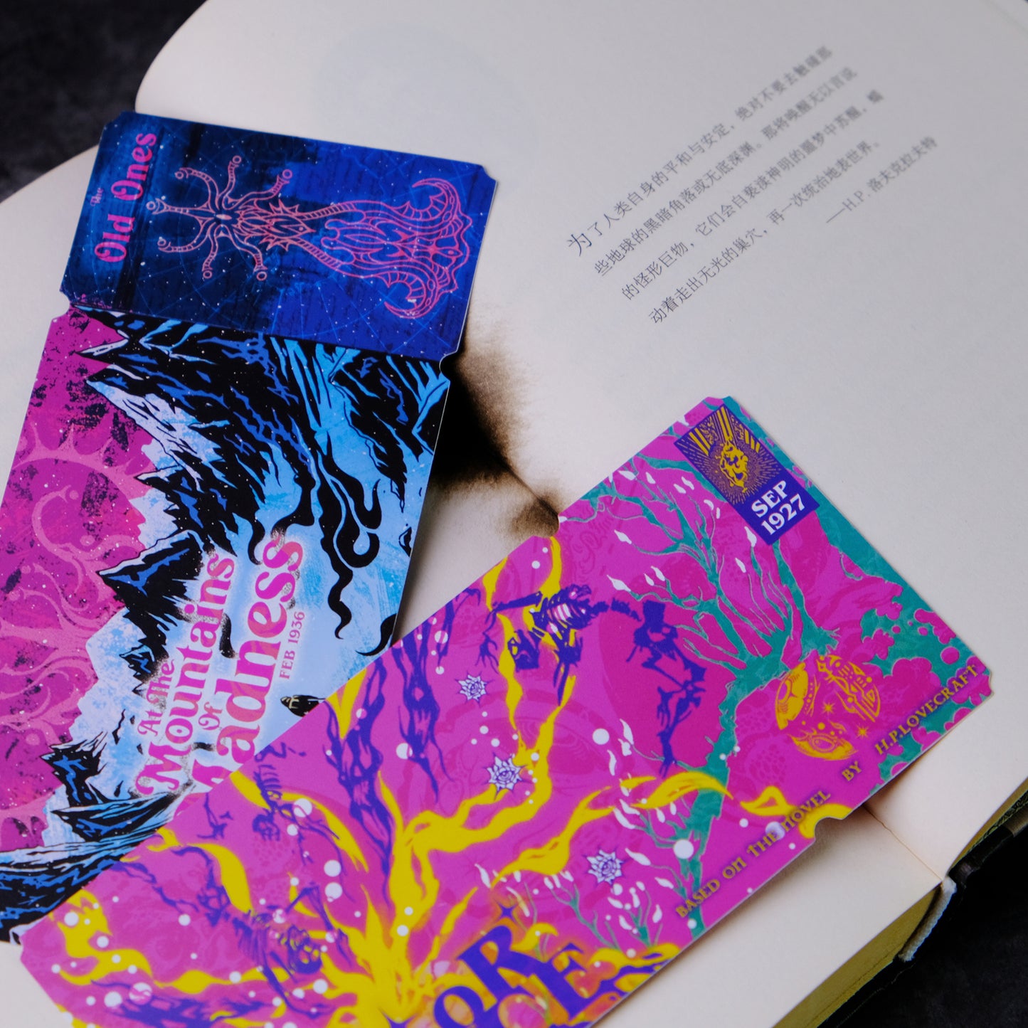 Stargazers Mirage Cthulhu Mythos PVC Ticket Bookmarks