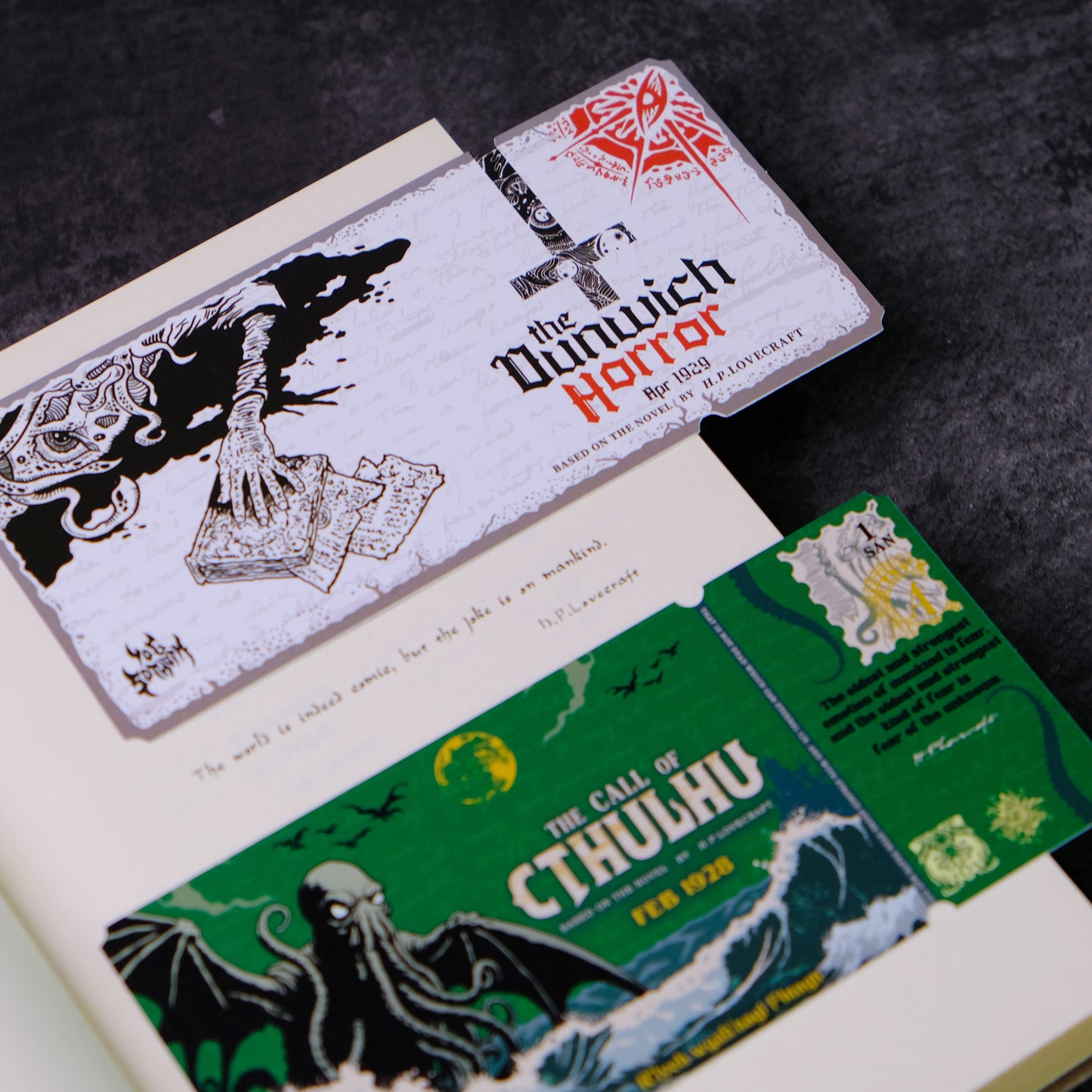 Stargazers Mirage Cthulhu Mythos PVC Ticket Bookmarks