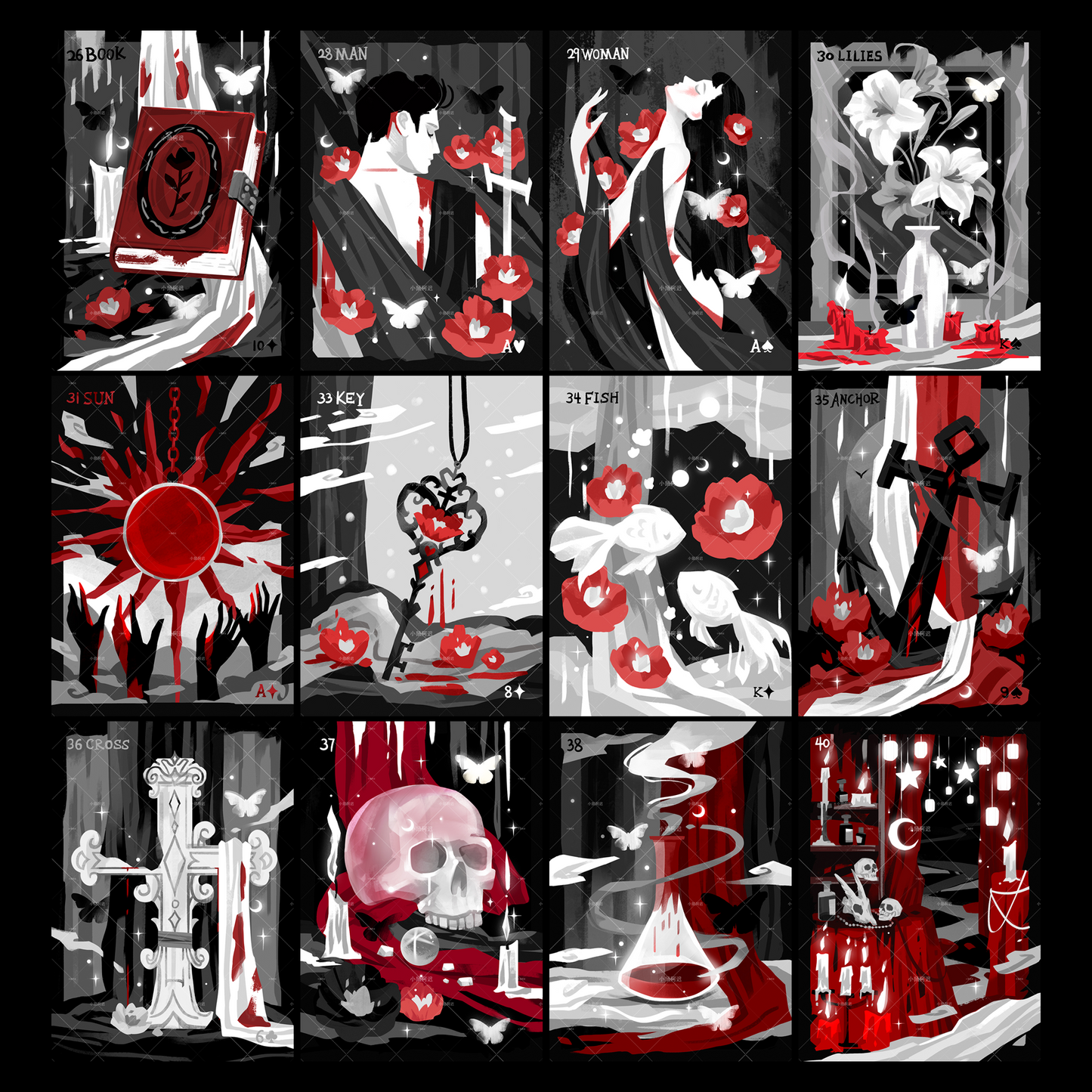Blood Nightmare Lenormand