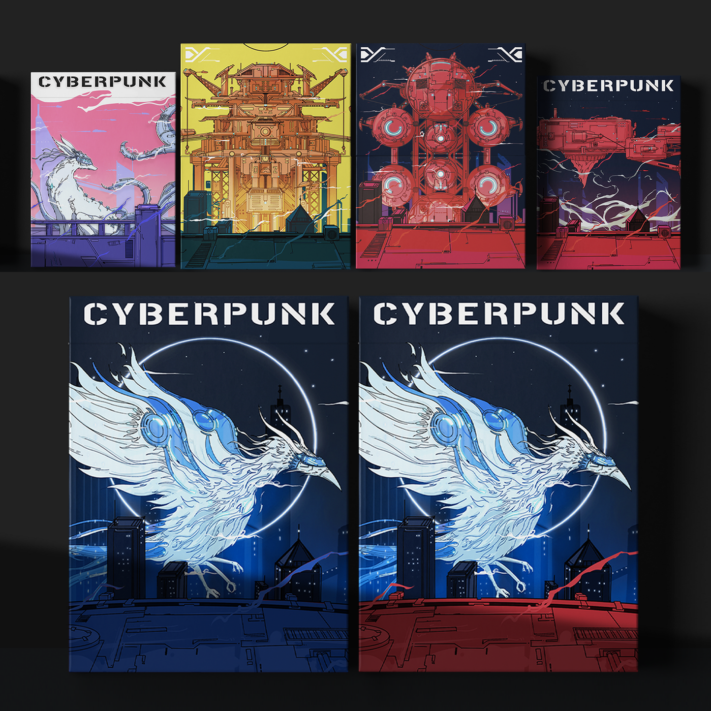 Cyberpunk Mythos Playing Cards