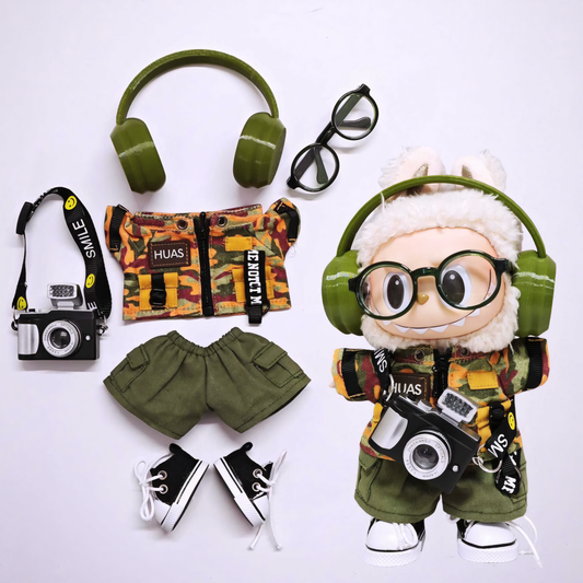 Handmade Clothes for Labubu & 15-17 cm Dolls "#OOTD"