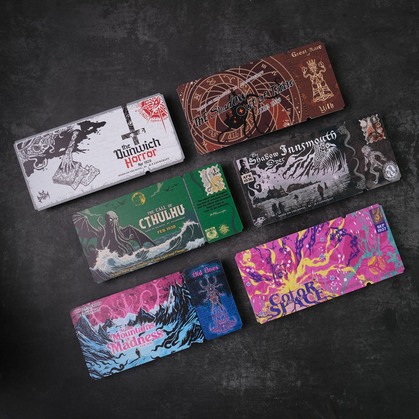 Stargazers Mirage Cthulhu Mythos PVC Ticket Bookmarks
