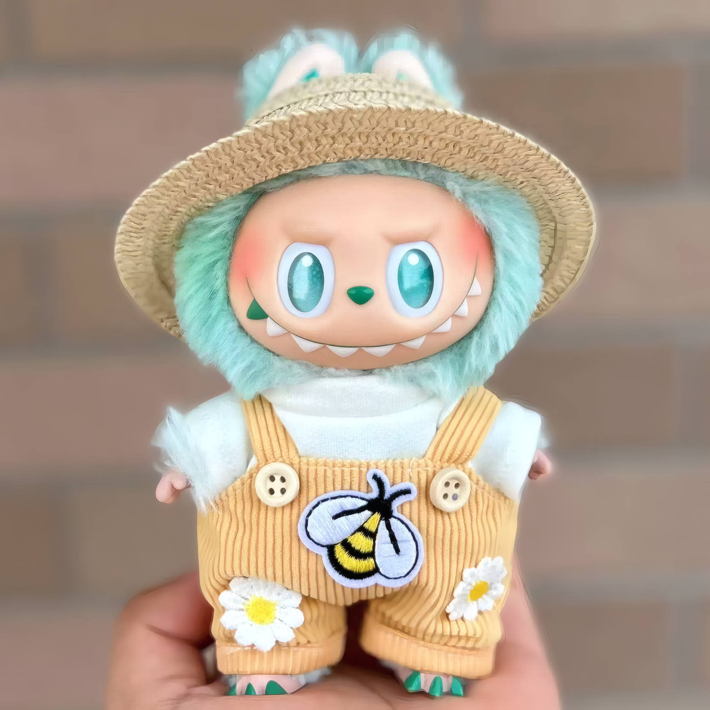 Handmade Clothes for Labubu & 15-17 cm Dolls "Overall Good"