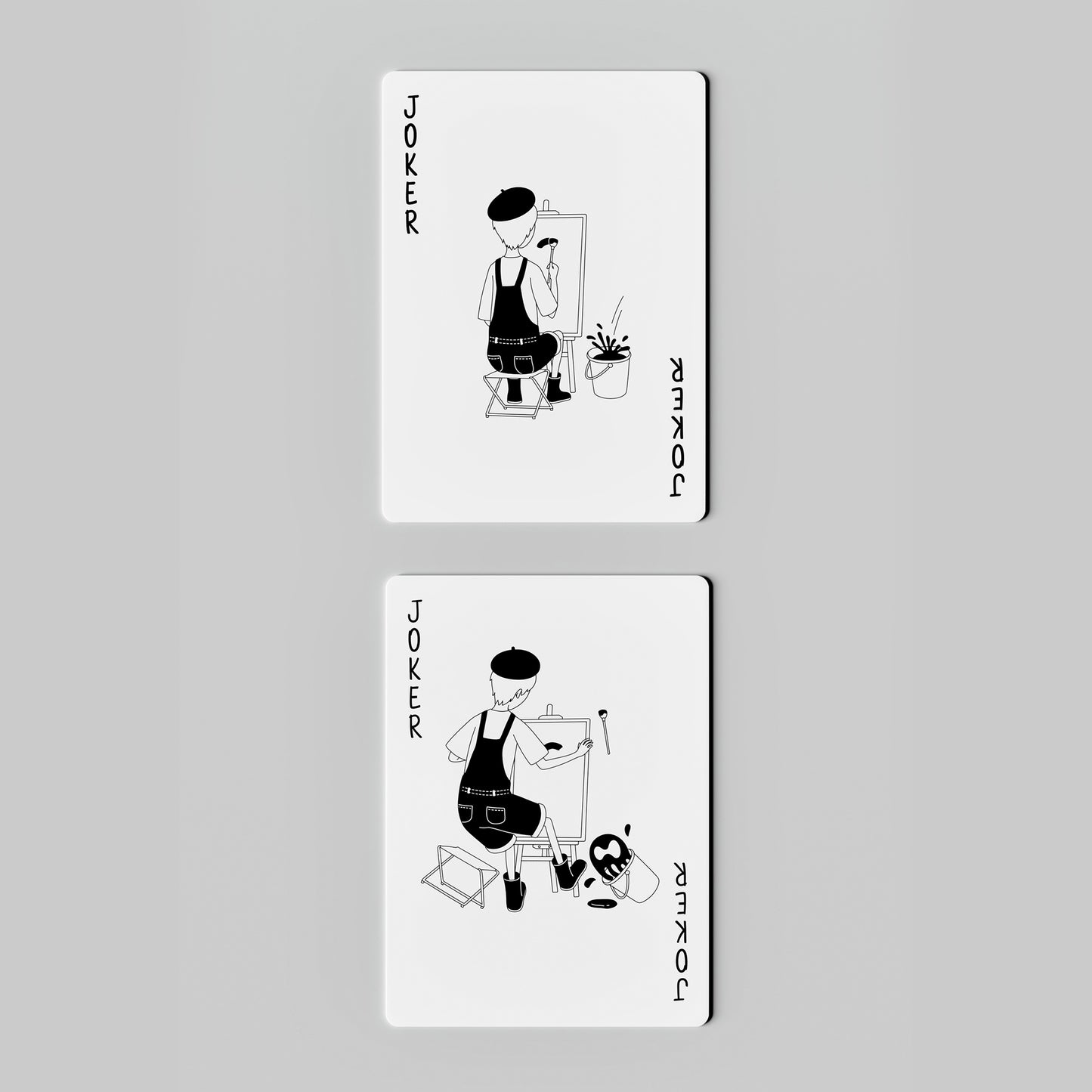 Painter & Ghost Playing Cards
