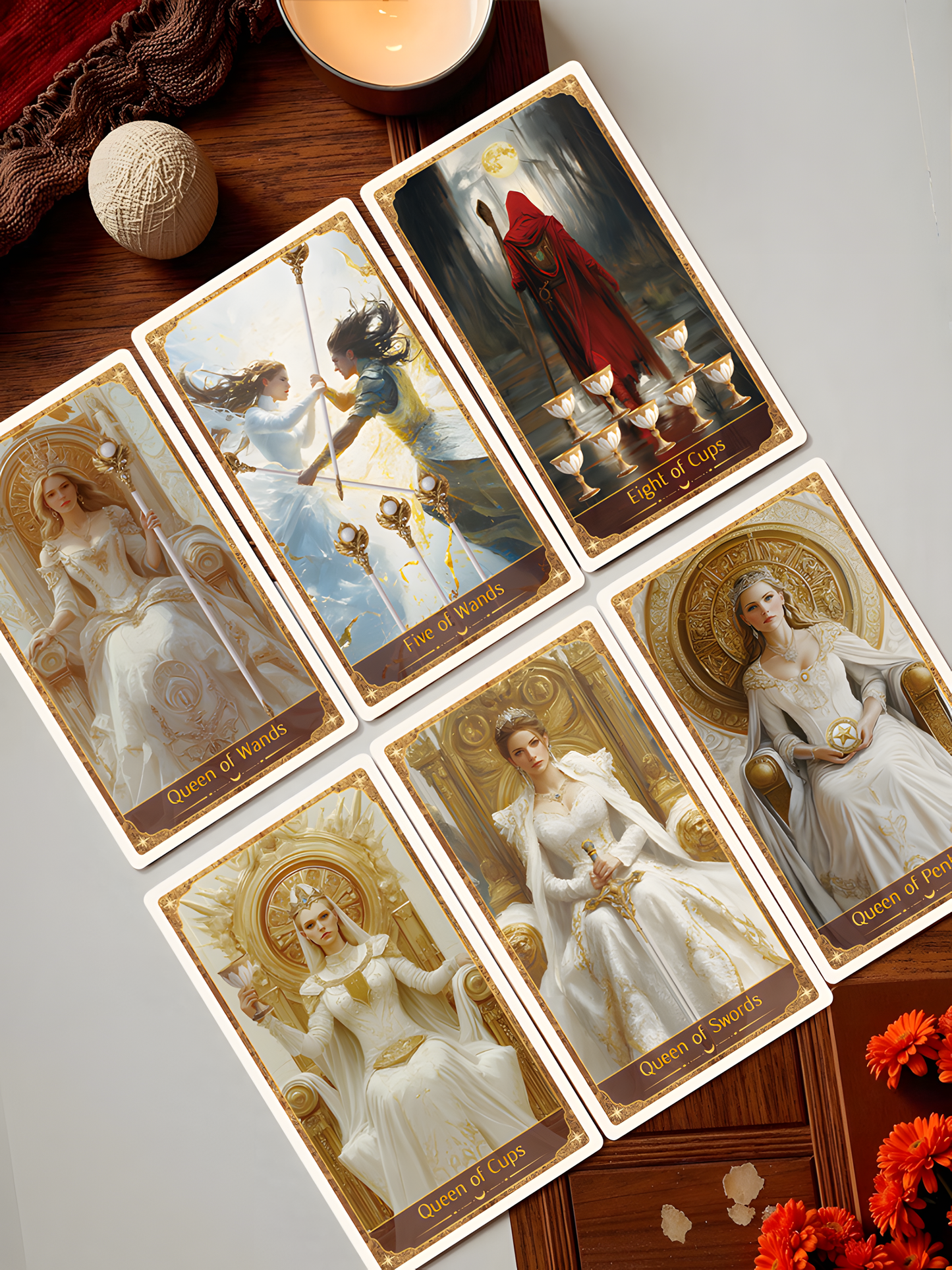 Golden Wheel Guardian Tarot