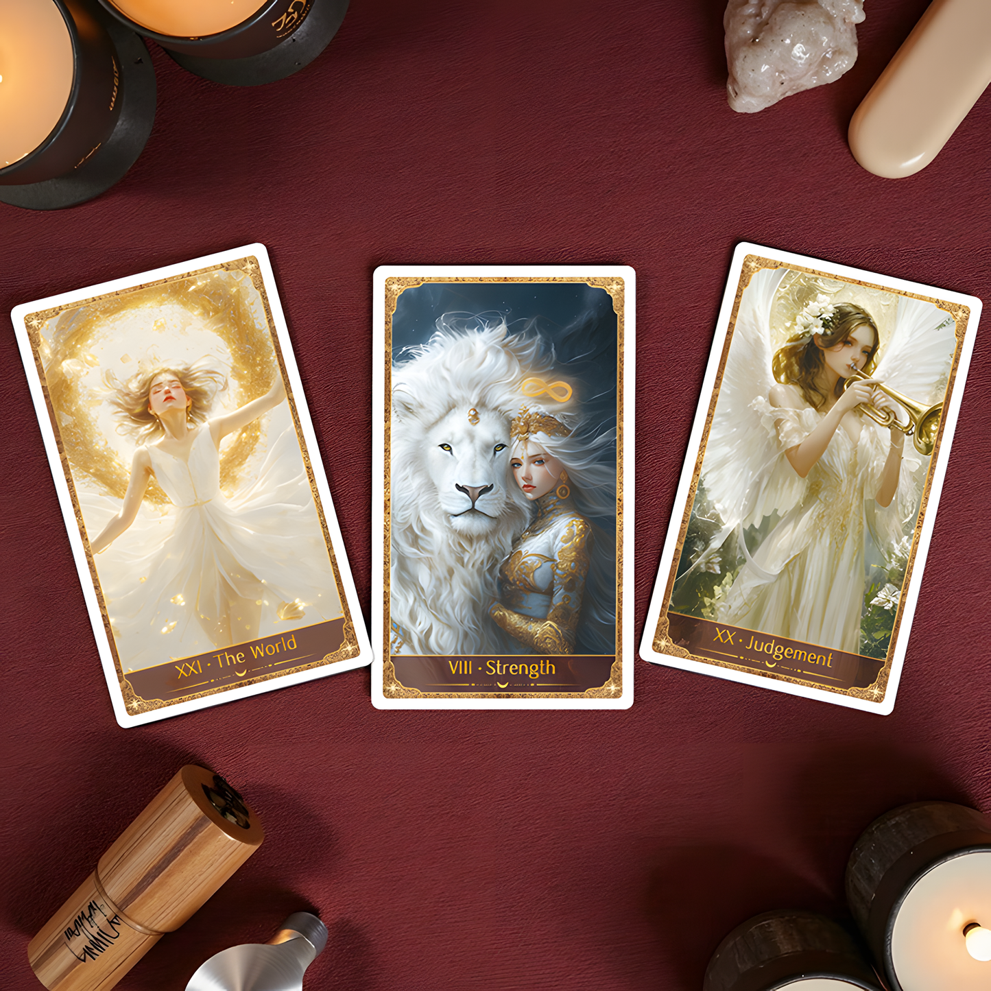 Golden Wheel Guardian Tarot
