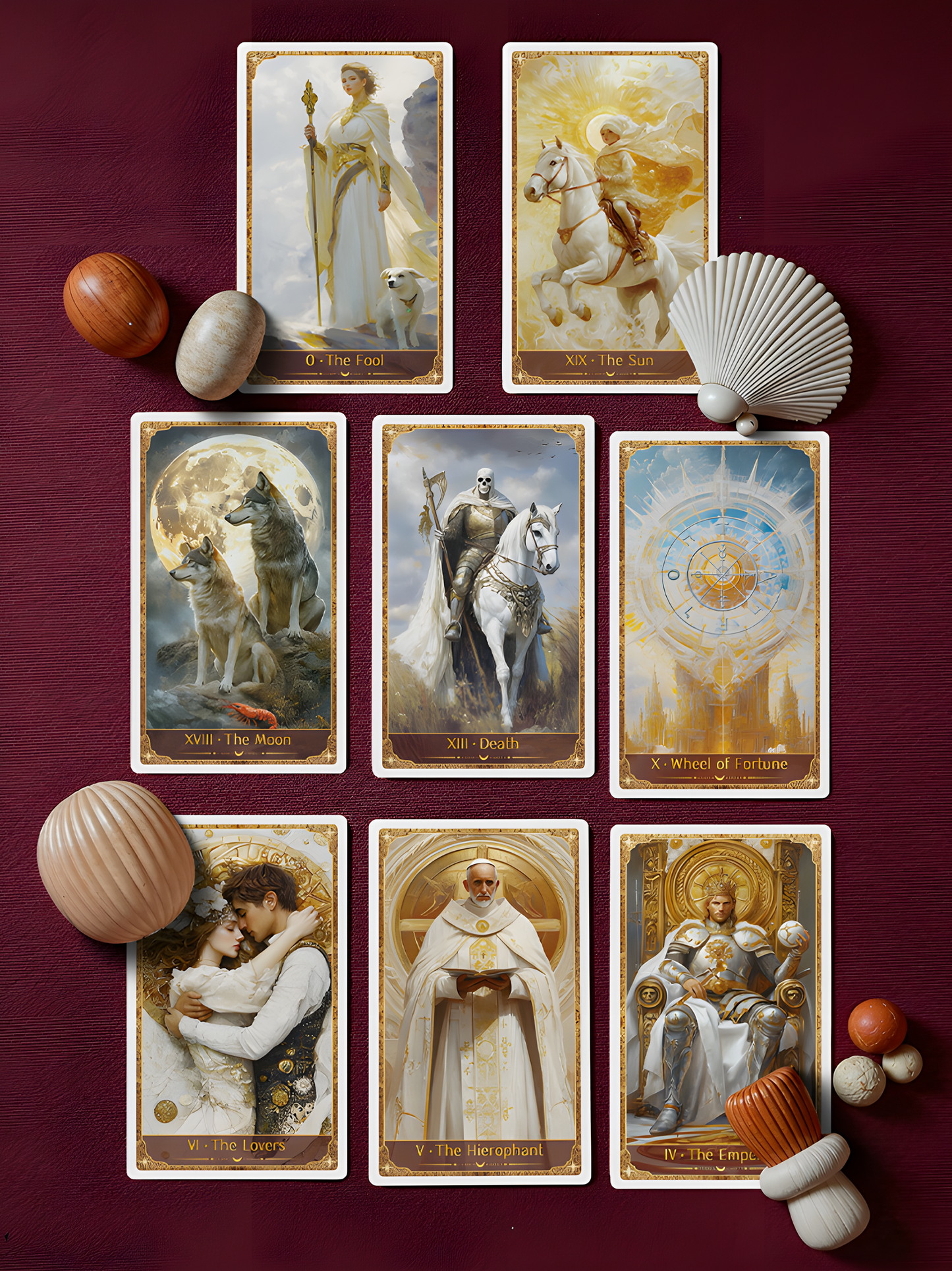 Golden Wheel Guardian Tarot