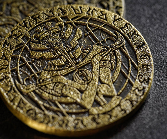 Four Elements Cthulhu Mythos Metal Coins