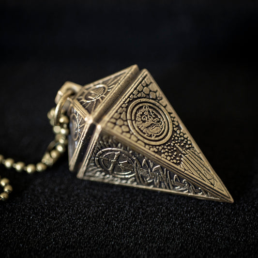 Four Elements Cthulhu Pendulum Necklace