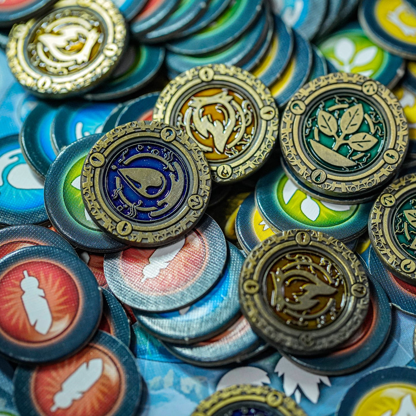 Four Elements Board Game Counters