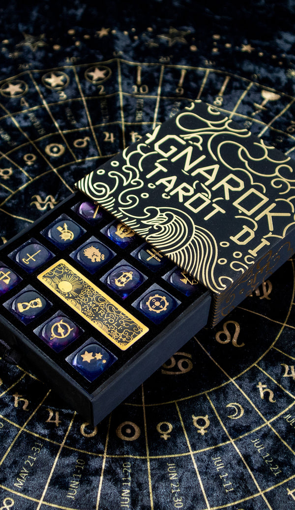 Ragnarok Tarot Dice "Sunset Sea"