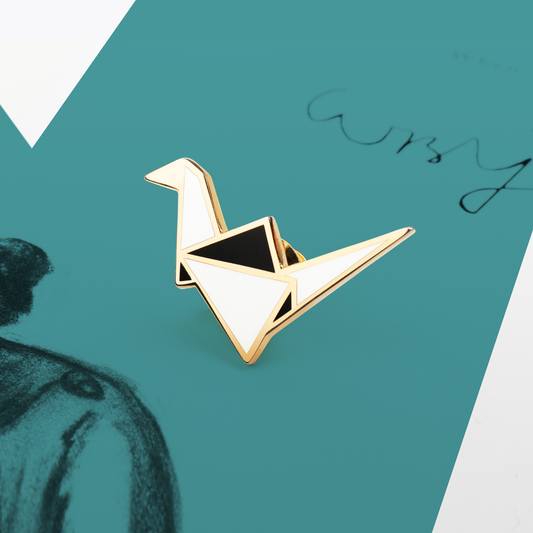 Fanli Enamel Pins "Paper Crane"