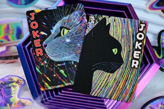 Radio Cat Playing Cards