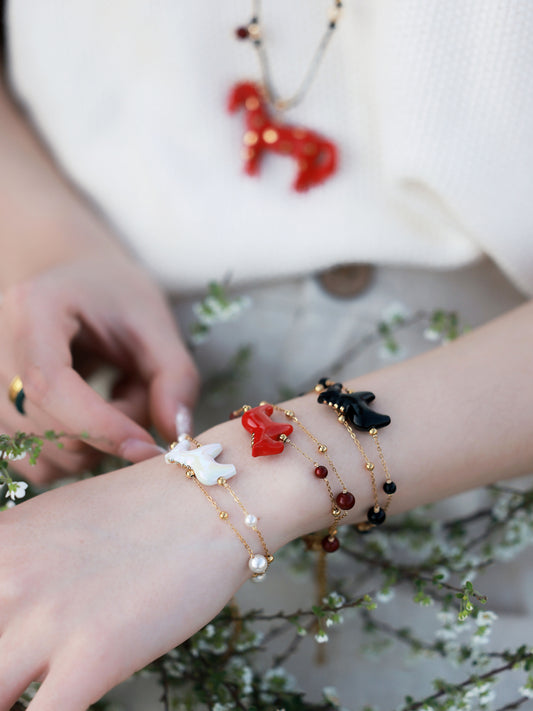 YIHE Ceramic Bracelet "Dream Pony"