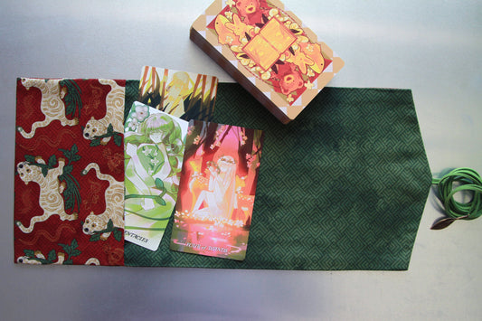 TarotHaven Handmade Wrap Pouch "Animal Series"