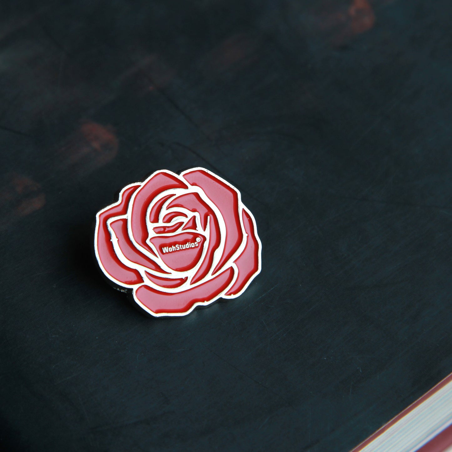 Blooming Rose Enamel Pin