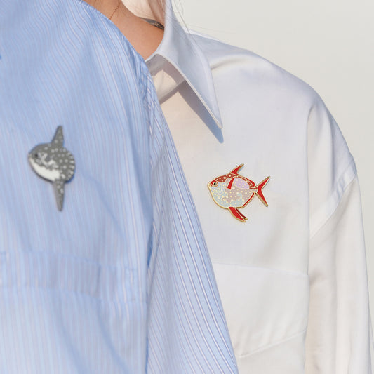 daparo Enamel Pins "Sunfish & Moonfish"