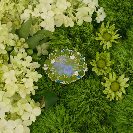 daparo Enamel Pins "Monet's Water Lily Pond"