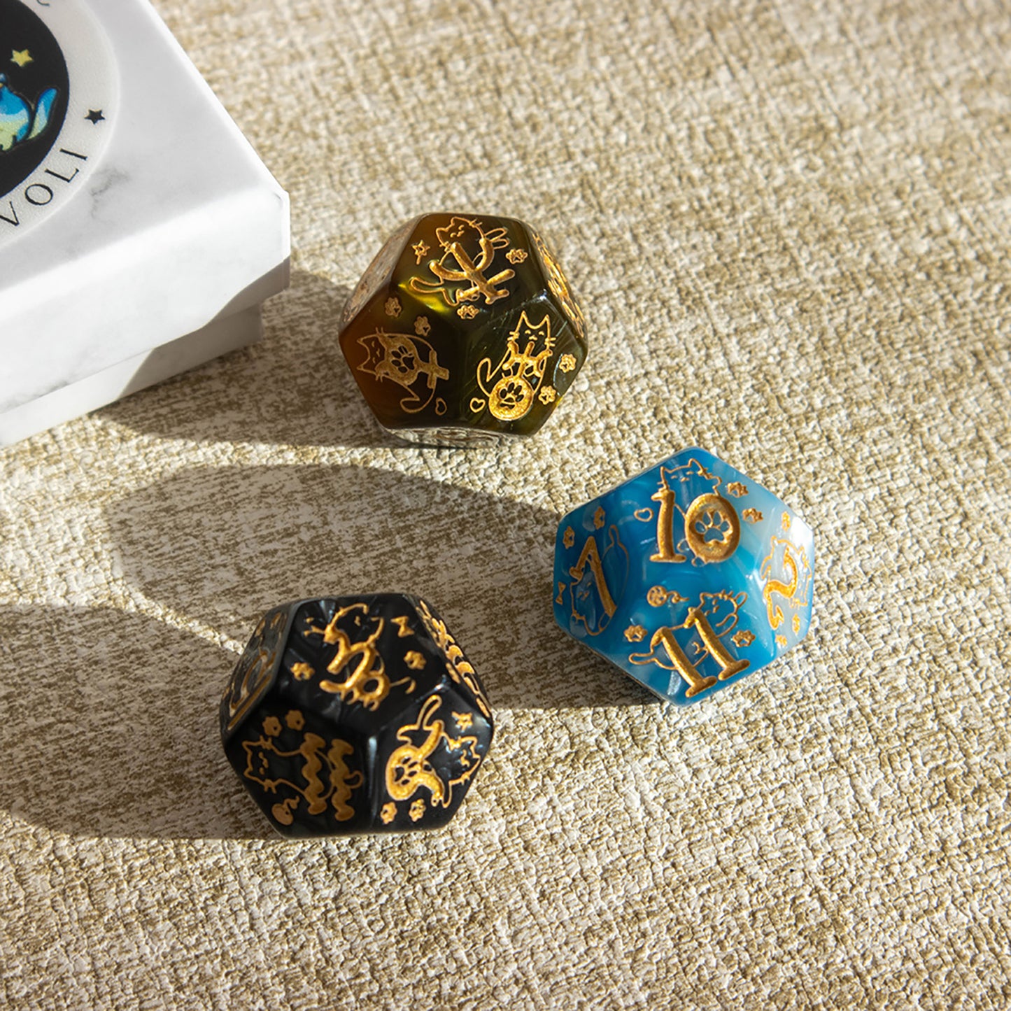 Meow D12 Astrology Dice
