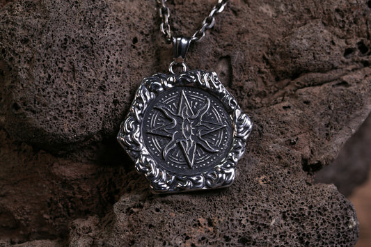 Lovecraftian Elder Sign Pendant Necklace