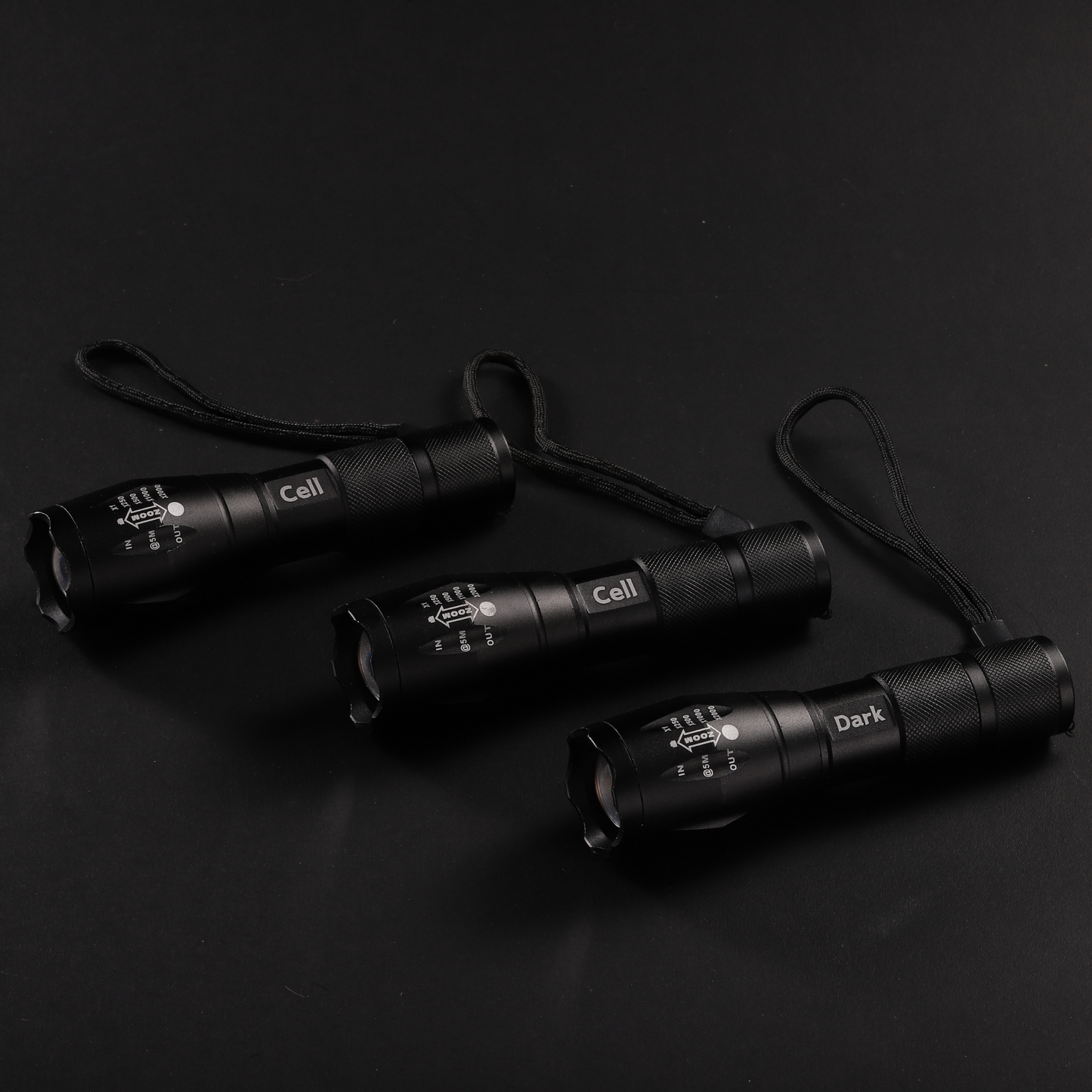 Zoomable Tactical UV Flashlight