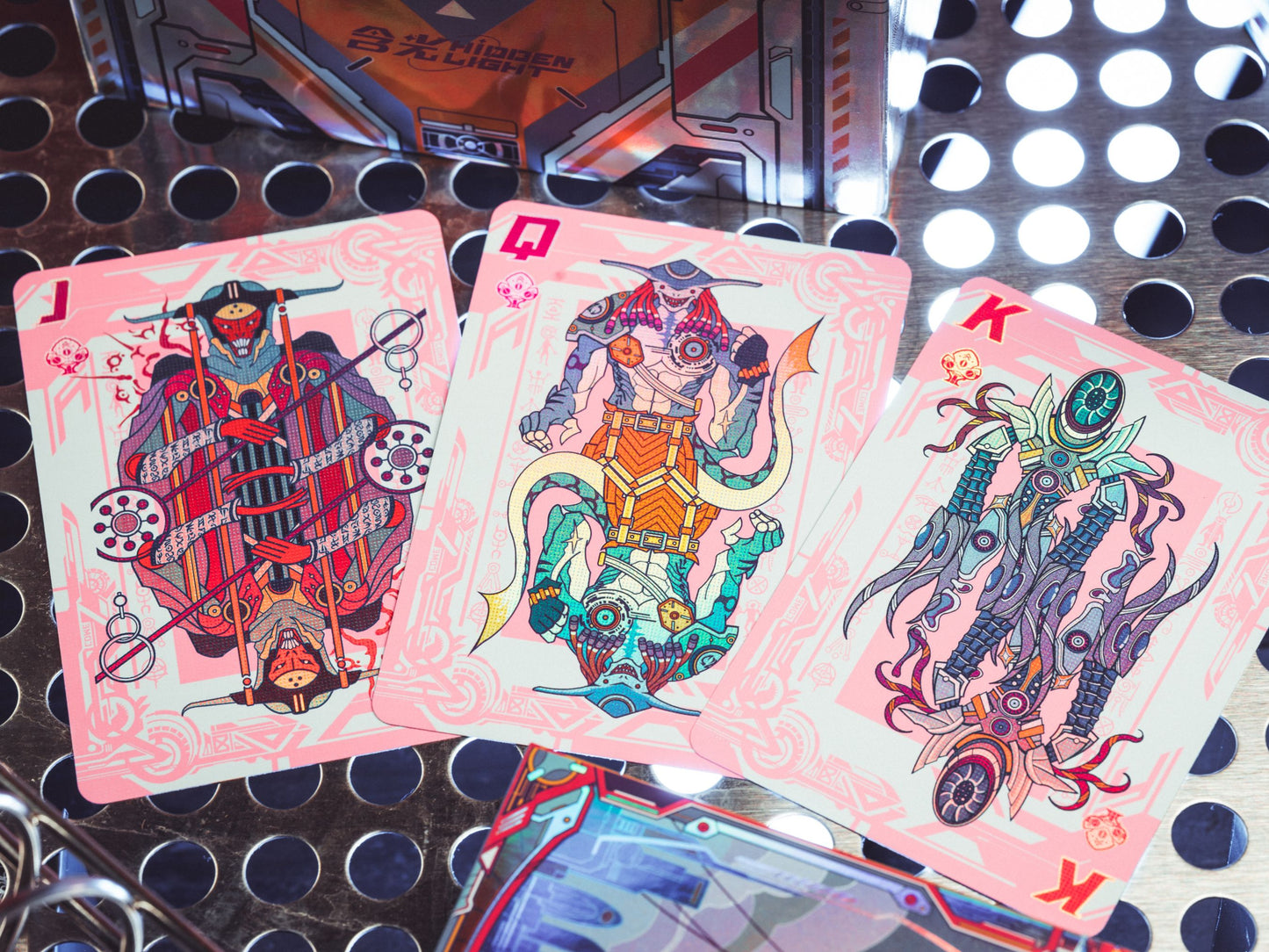The Flying Saucer Cyberpunk Playing Cards
