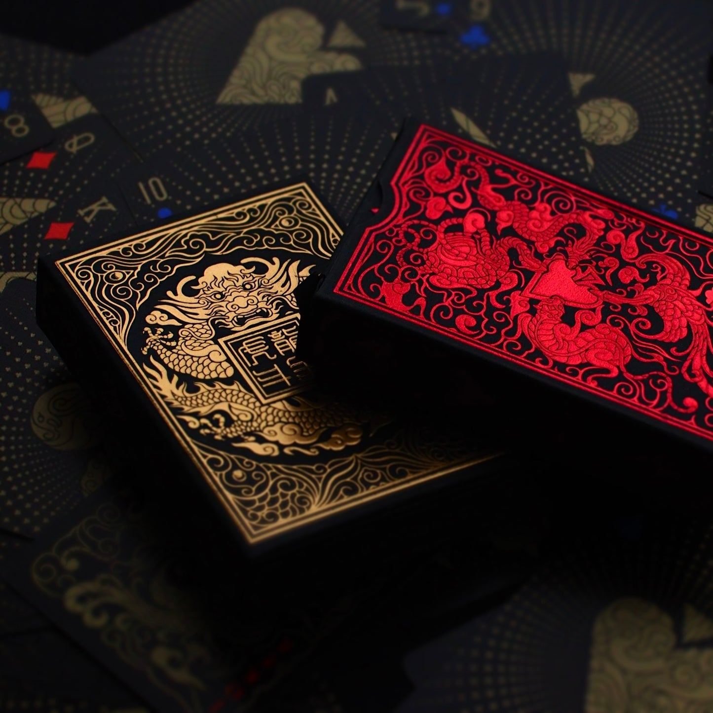 Tiger Versus Dragon Playing Cards