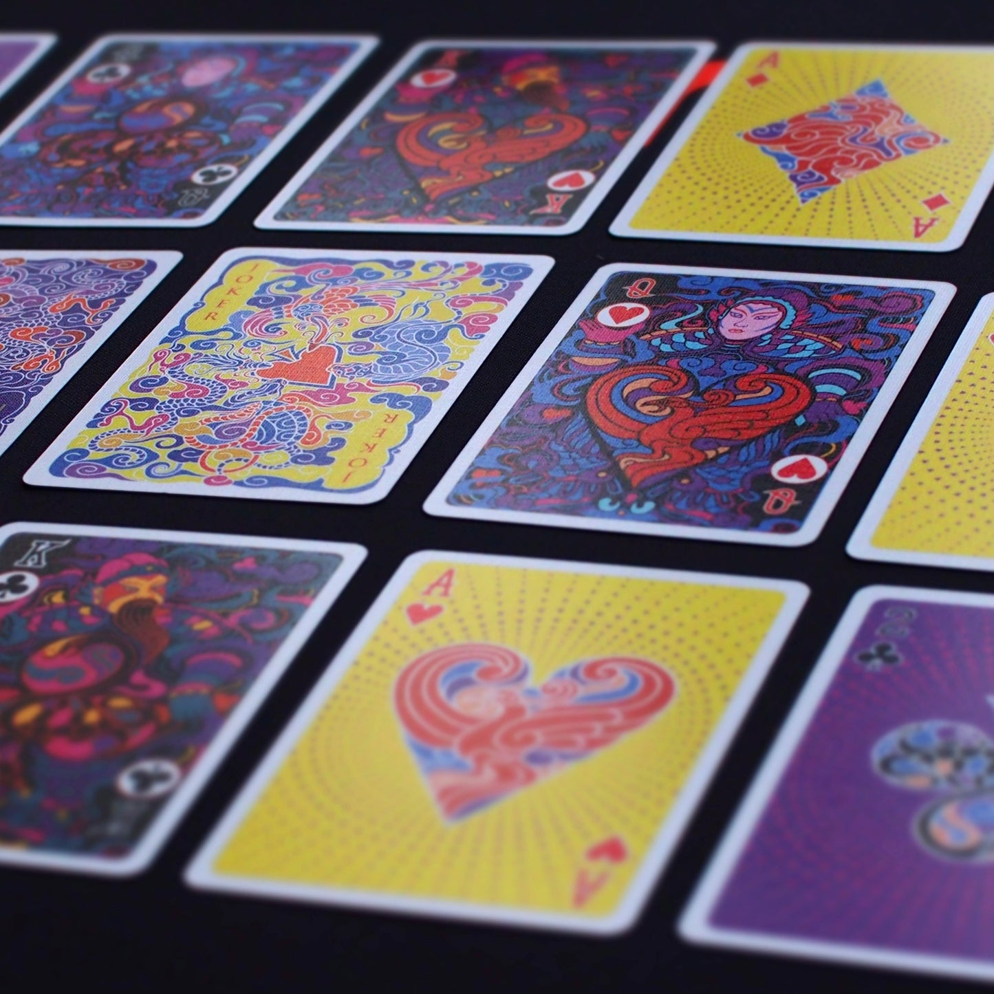 Tiger Versus Dragon Playing Cards
