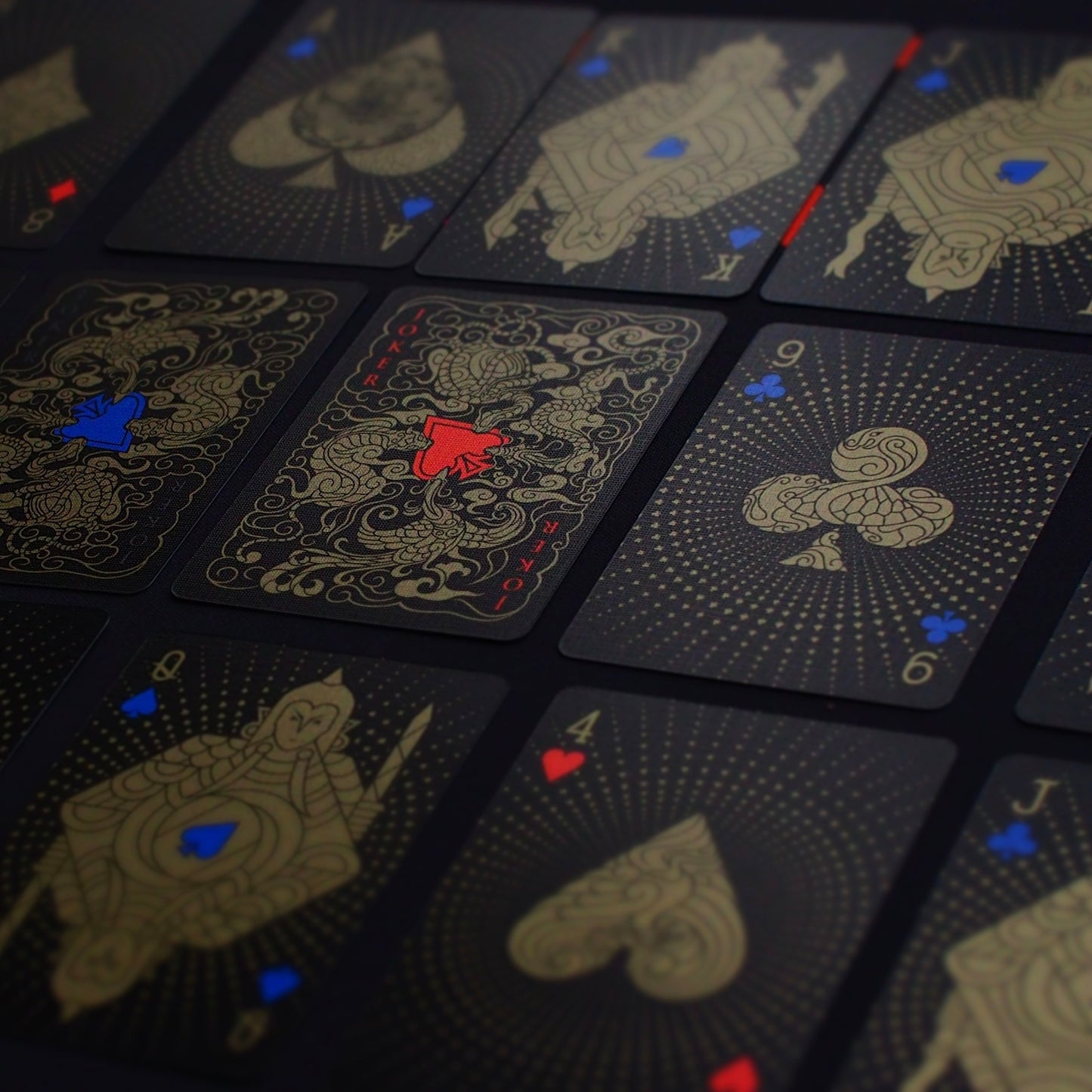 Tiger Versus Dragon Playing Cards