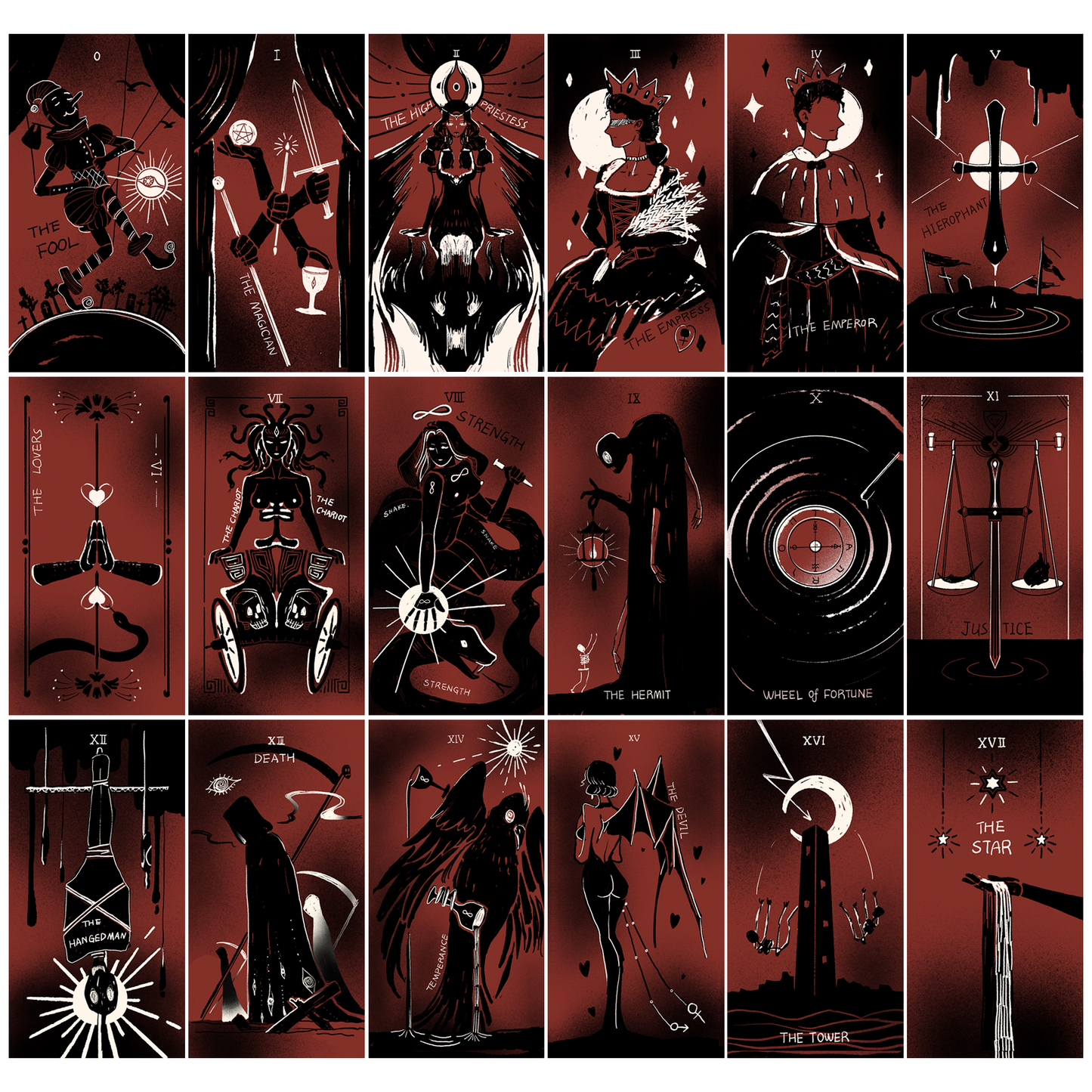 Dirty Red Tarot