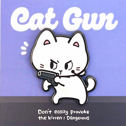 Stop! Mini Planet Enamel Pins "Bonnie & Clyde"