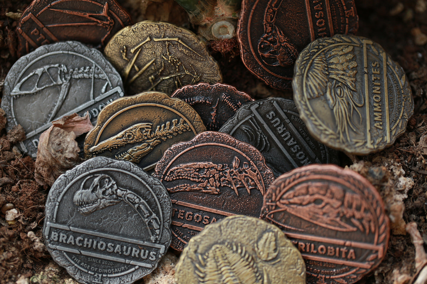 The Age of Dinosaurs Collectible Metal Coins