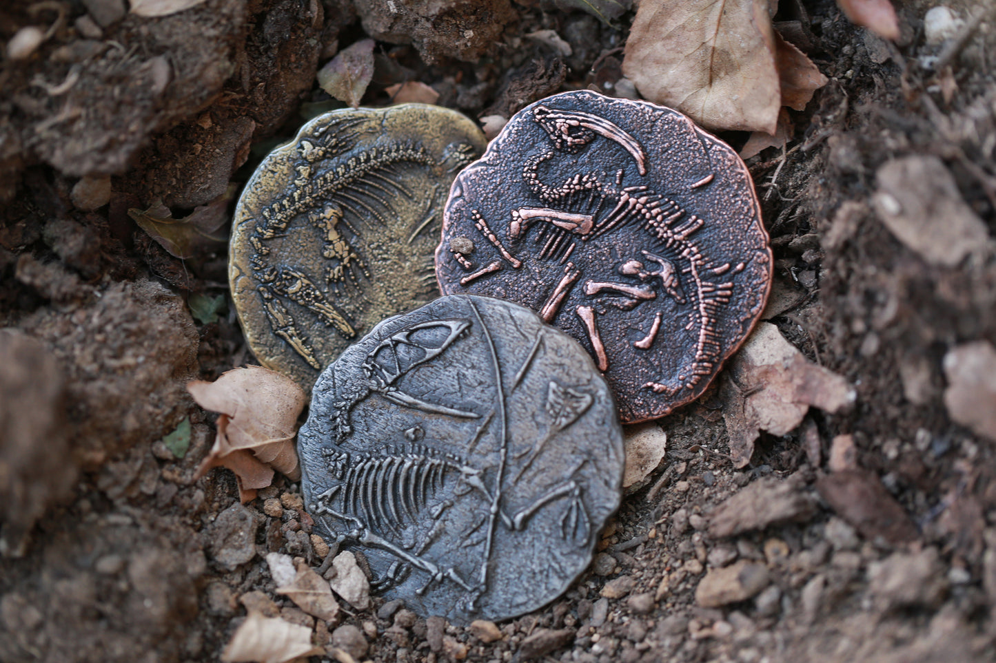 The Age of Dinosaurs Collectible Metal Coins