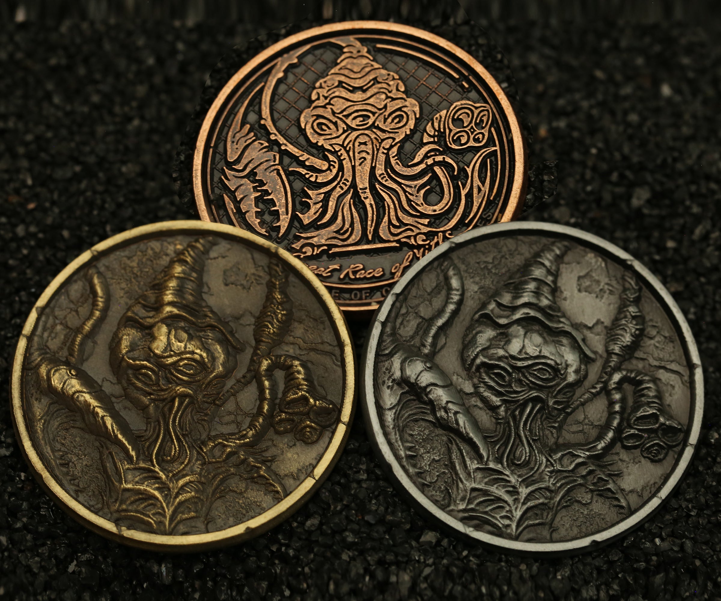 The Myth of Cthulhu Collectible Metal Coins