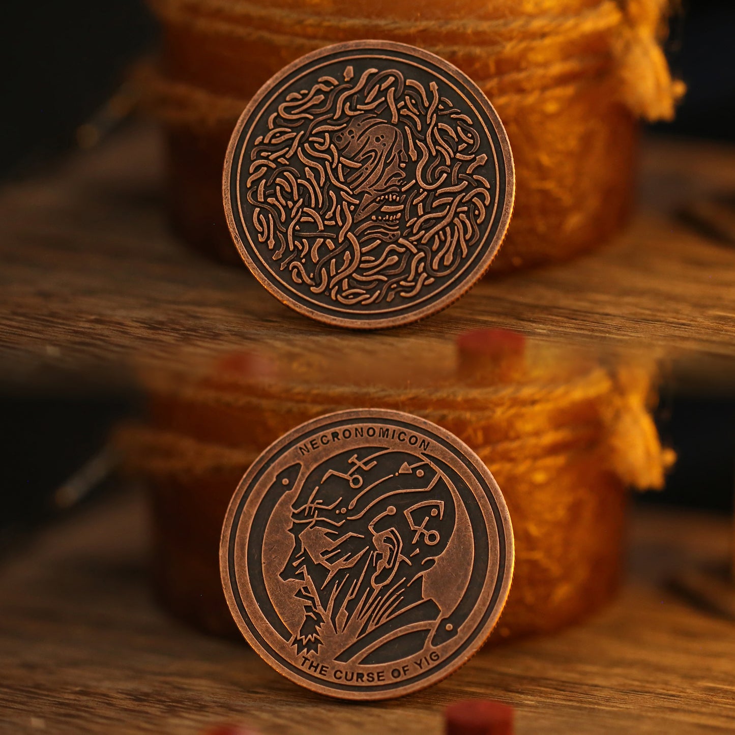 Etches of Time Cthulhu Mythos Metal Coins