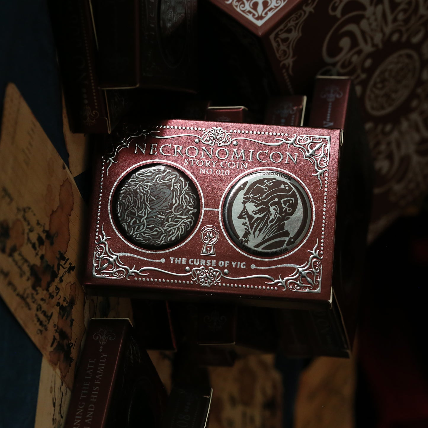 Etches of Time Cthulhu Mythos Metal Coins